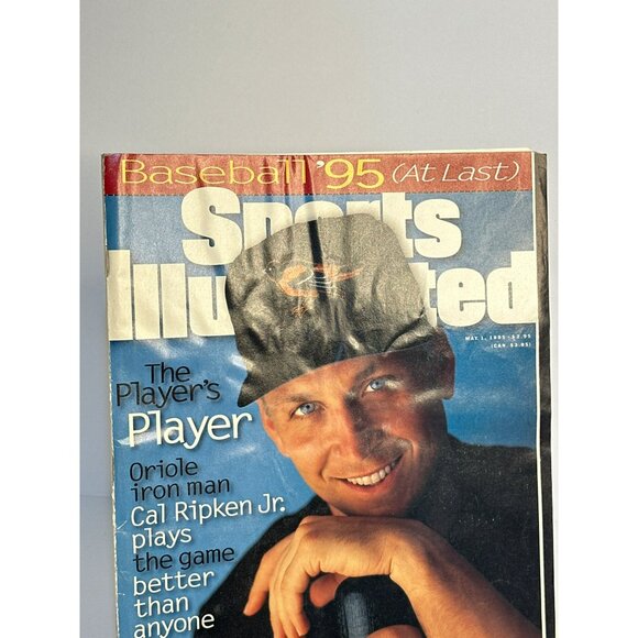 Sports Illustrated Baltimore Orioles Cal Ripken Jr 1995 MLB Baseball Magazine - Picture 2 of 5